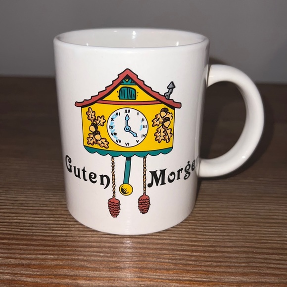 Vintage Guten Morgen mug